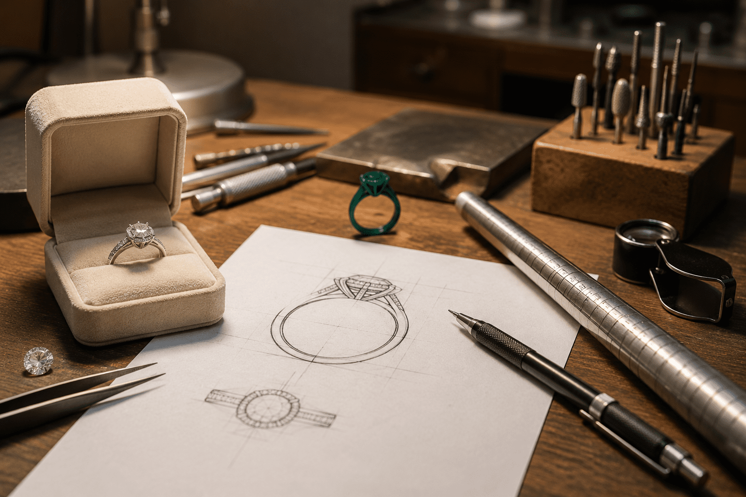 Bague sur mesure