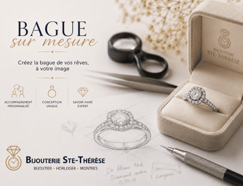 Bague sur mesure à Sainte-Thérèse : étapes, délais, budget et erreurs à éviter