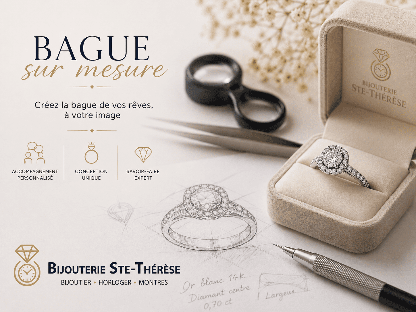 Bague sur mesure